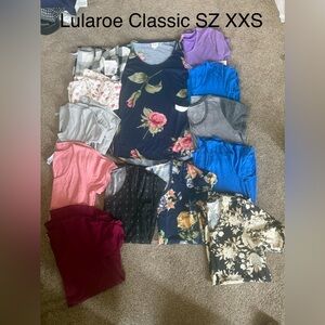 LULAROE CLASSIC T Short-Sleeve BUNDLE ALL SZ XXS. Few r BNWT